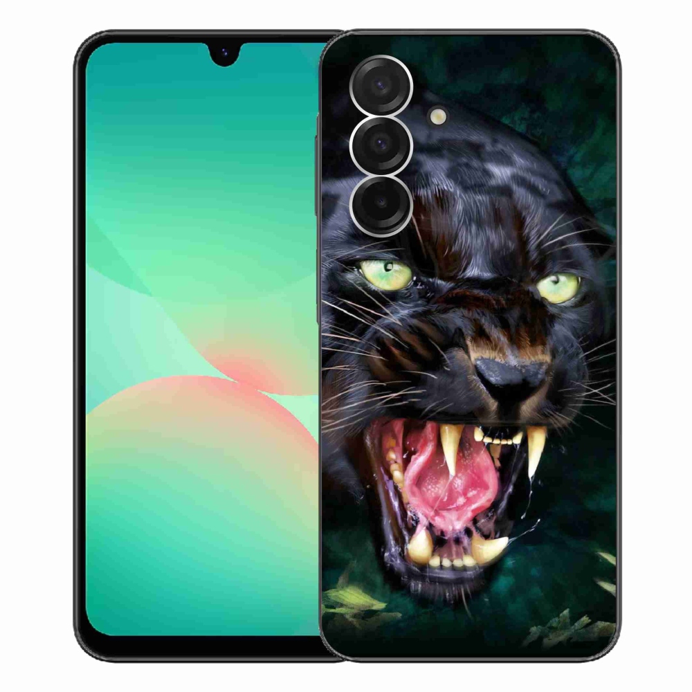 Gél borító mmCase Samsung Galaxy A26 5G - dühös fekete párduchoz