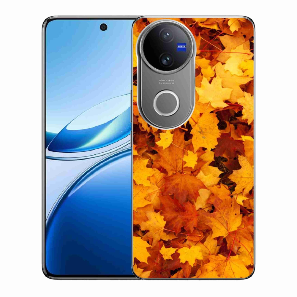 Zselés borítás mmCase a Vivo V50 5G készülékhez - juharlevelek