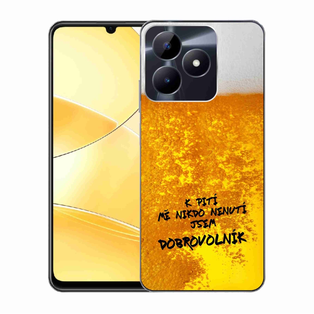 Zselés borítás mmCase a Realme C51/C53 készülékhez - sör motívum 4