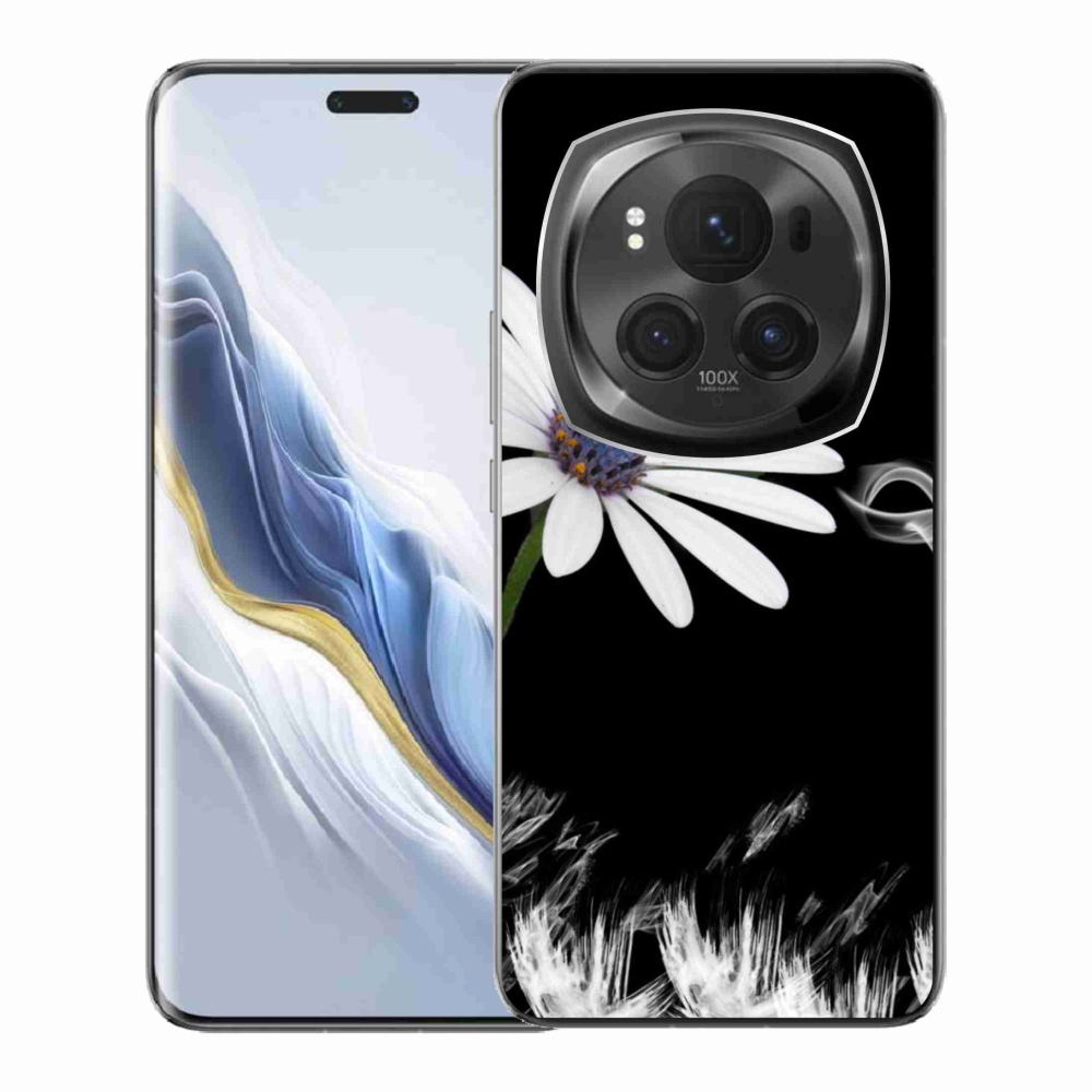 Zselés borítás mmCase a Honor Magic 6 Pro 5G készülékhez - fehér virág