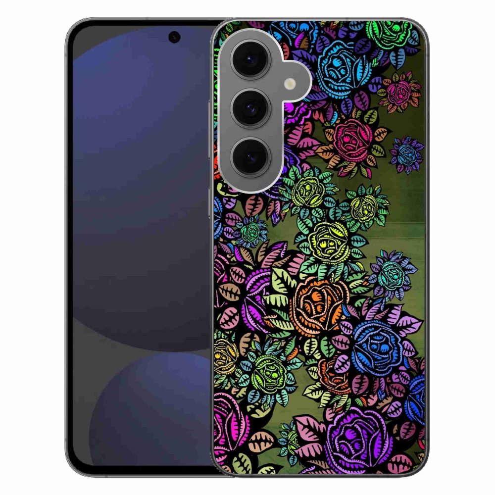 Zselés borítás mmCase Samsung Galaxy S24 FE - virágok 6