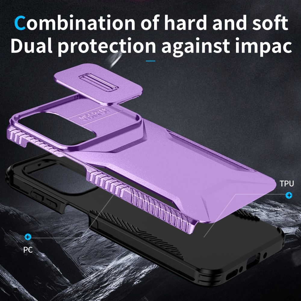 Csúszásálló, tartós borító Samsung Galaxy A26 5G készülékhez - lila