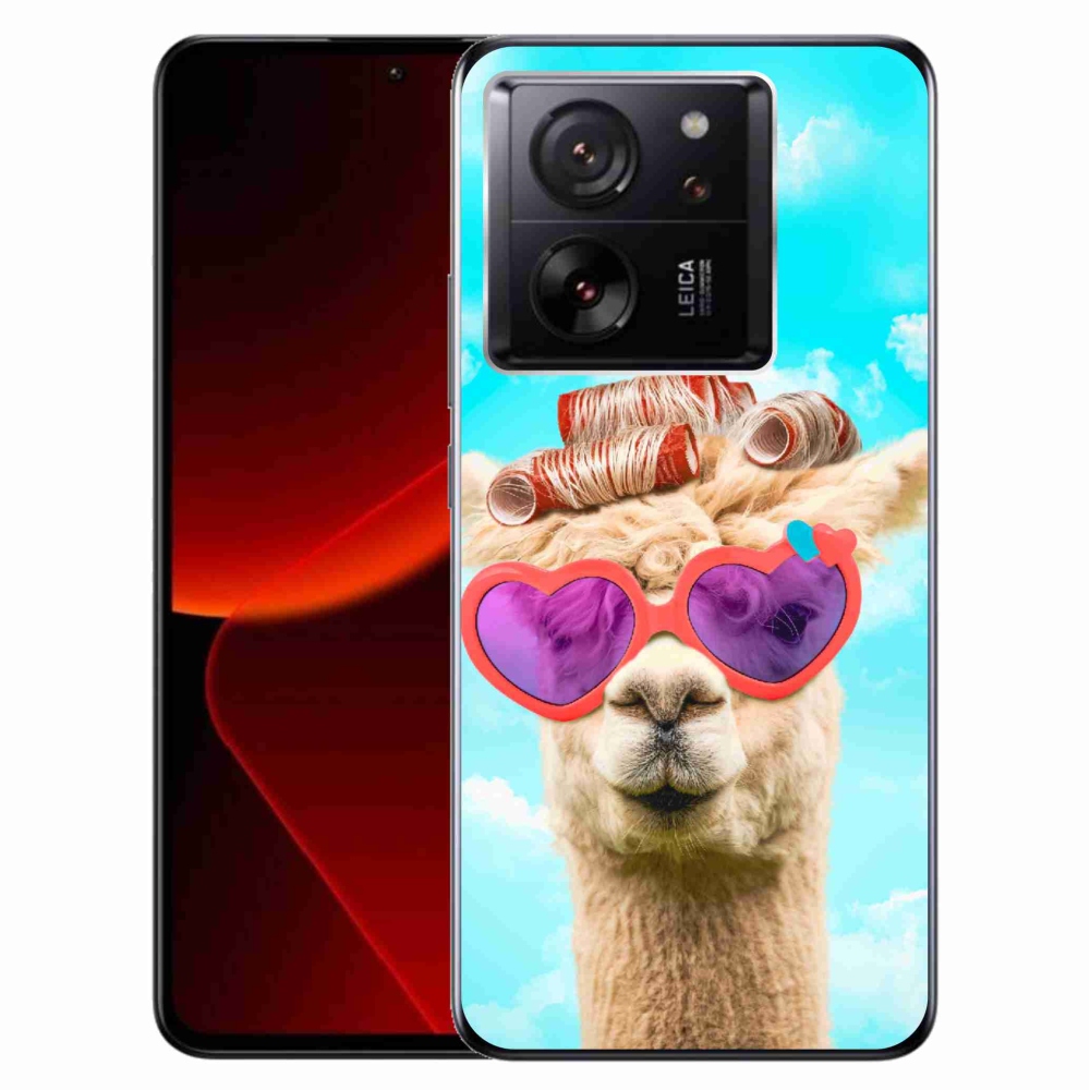 Gél borítás mmCase a Xiaomi 13T/13T Pro számára - szemüveges láma