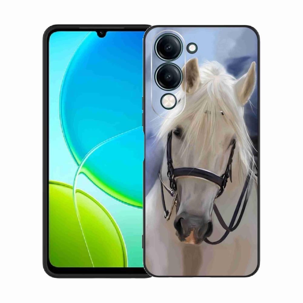Gél borítás mmCase a Vivo Y29s 5G-hez - fehér ló
