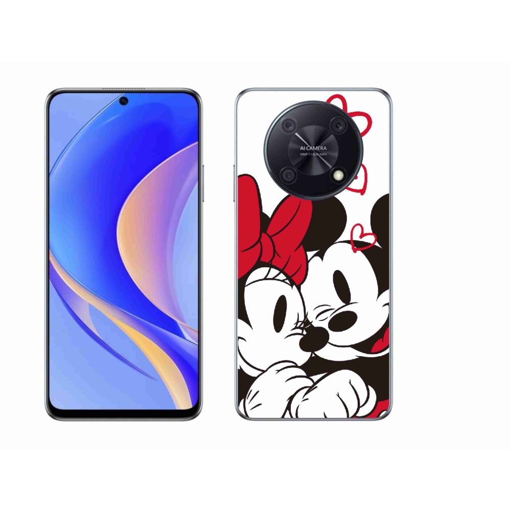 Gél borító mmCase a Huawei Nova Y90 készülékhez - minnie és mickey