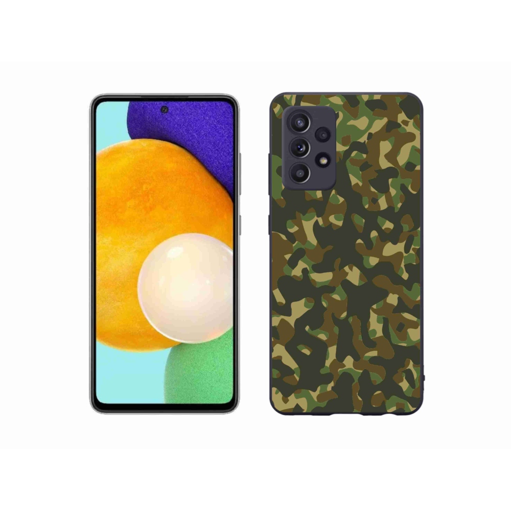 Gél védőhuzat mmCase Samsung Galaxy A52/A52 5G - terepszínű mintázat 1