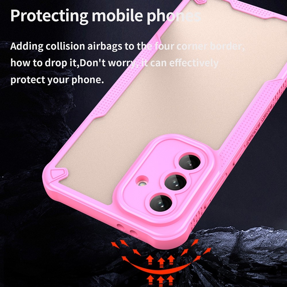 Fagyasztott tartós borítás Samsung Galaxy A56 5G készülékhez - rózsaszín