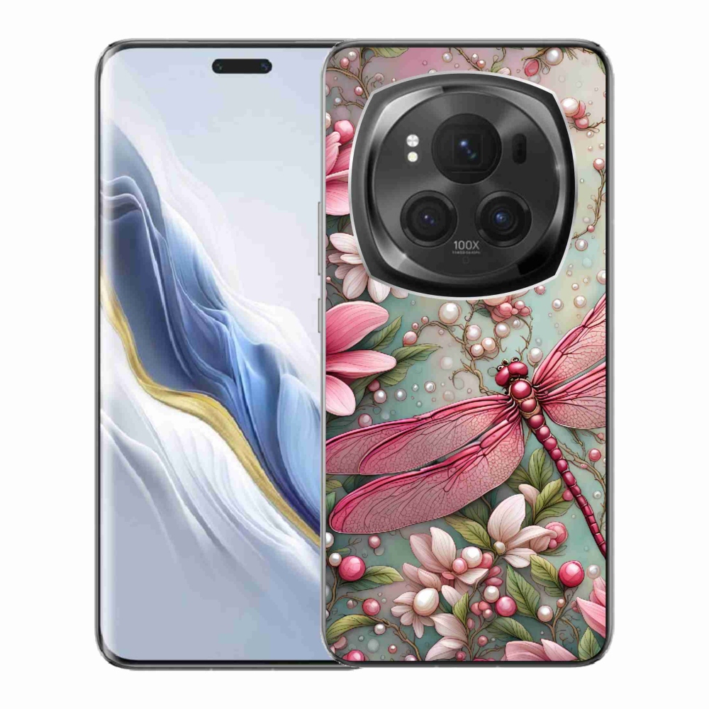 Zselés borítás mmCase a Honor Magic 6 Pro 5G készülékhez - szitakötő