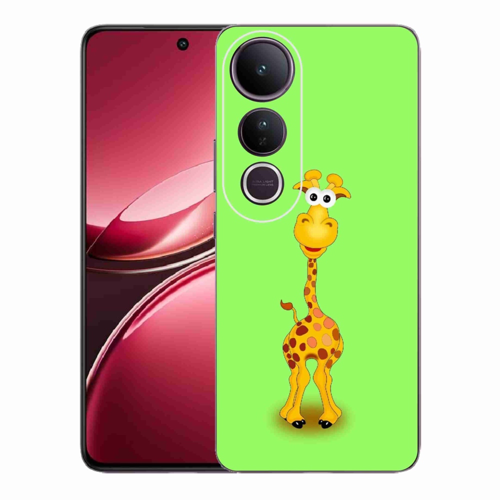 Gél borító mmCase a Vivo V50 Lite 4G/5G készülékhez - rajzfilm zsiráf