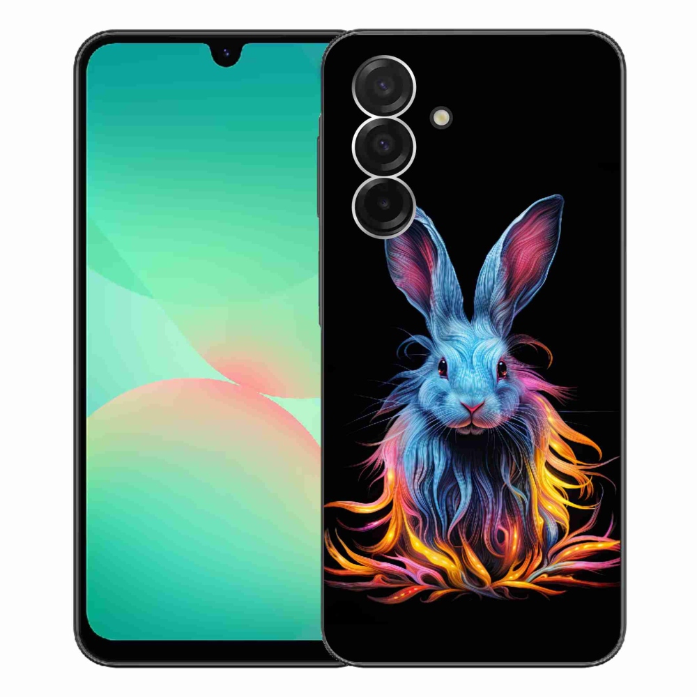 Gél borítás mmCase Samsung Galaxy A26 5G - absztrakt nyúl - Samsung Galaxy A26 5G - absztrakt nyúl