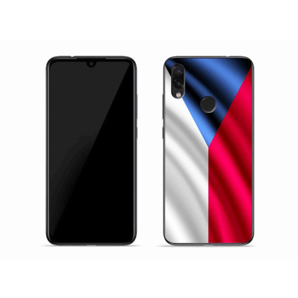 Gél borítás mmCase a Xiaomi Redmi Note 7-hez - cseh zászló