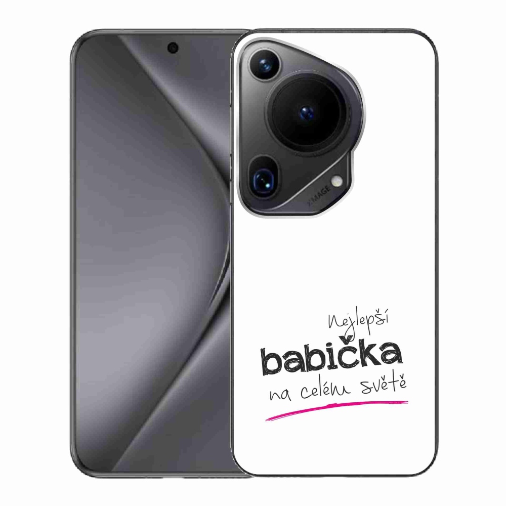 Gél borító mmCase a Huawei Pura 70 Ultra - legjobb nagymama 4 fehér háttérrel