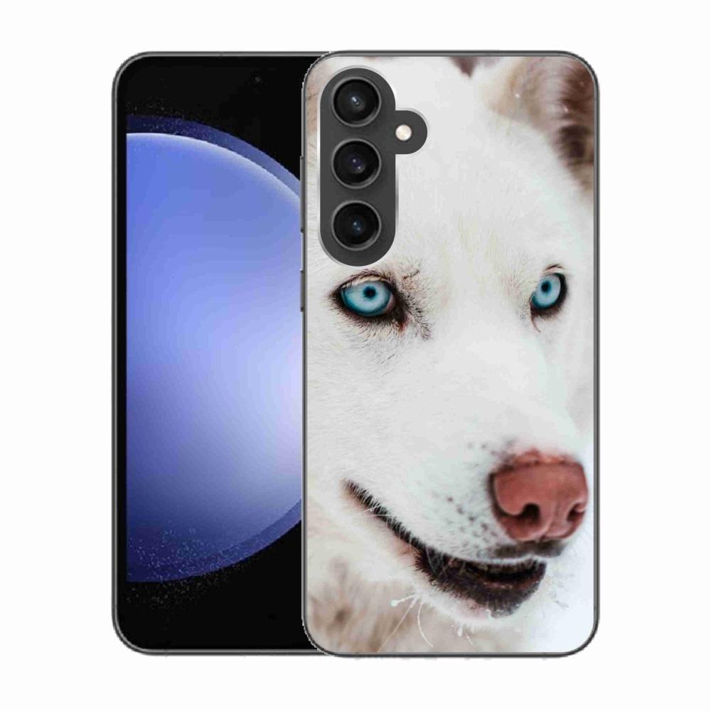 Gél tok mmCase Samsung Galaxy S23 FE készülékhez - kutyaszemmel nézet