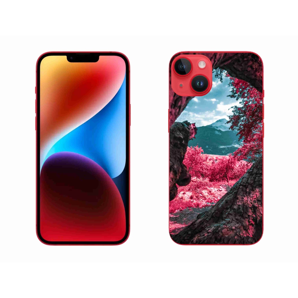 Zselés borítás mmCase iPhone 14 Plus készülékhez - hegyi kilátás