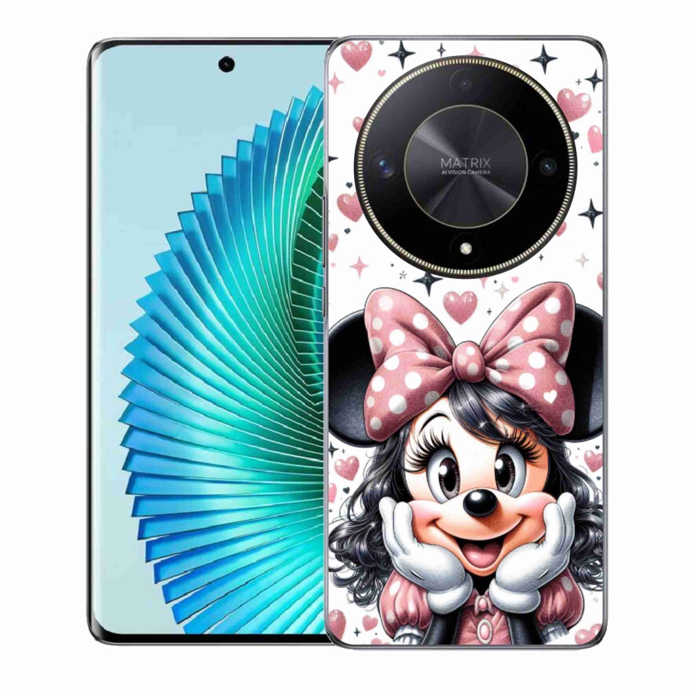 Gél borítás mmCase a Honor Magic 6 Lite 5G számára - minnie