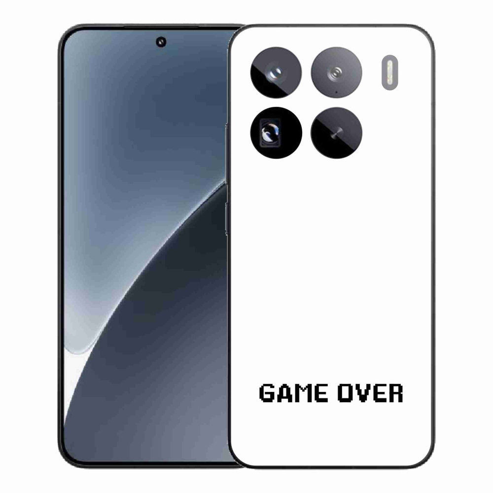 Gél borítás mmCase a Xiaomi 15 Pro számára - játék fehér háttérrel