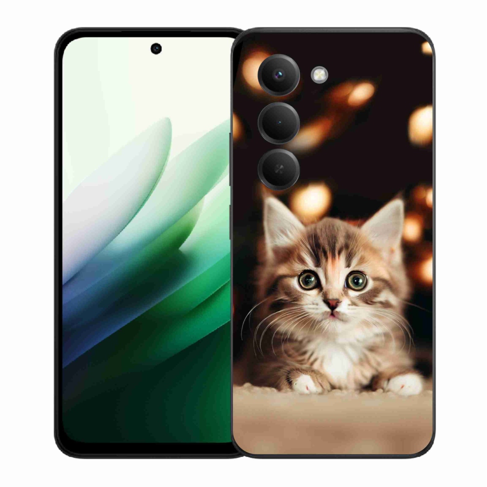 Gél borítás mmCase a Xiaomi Redmi 15 5G-hez - aranyos cica 2