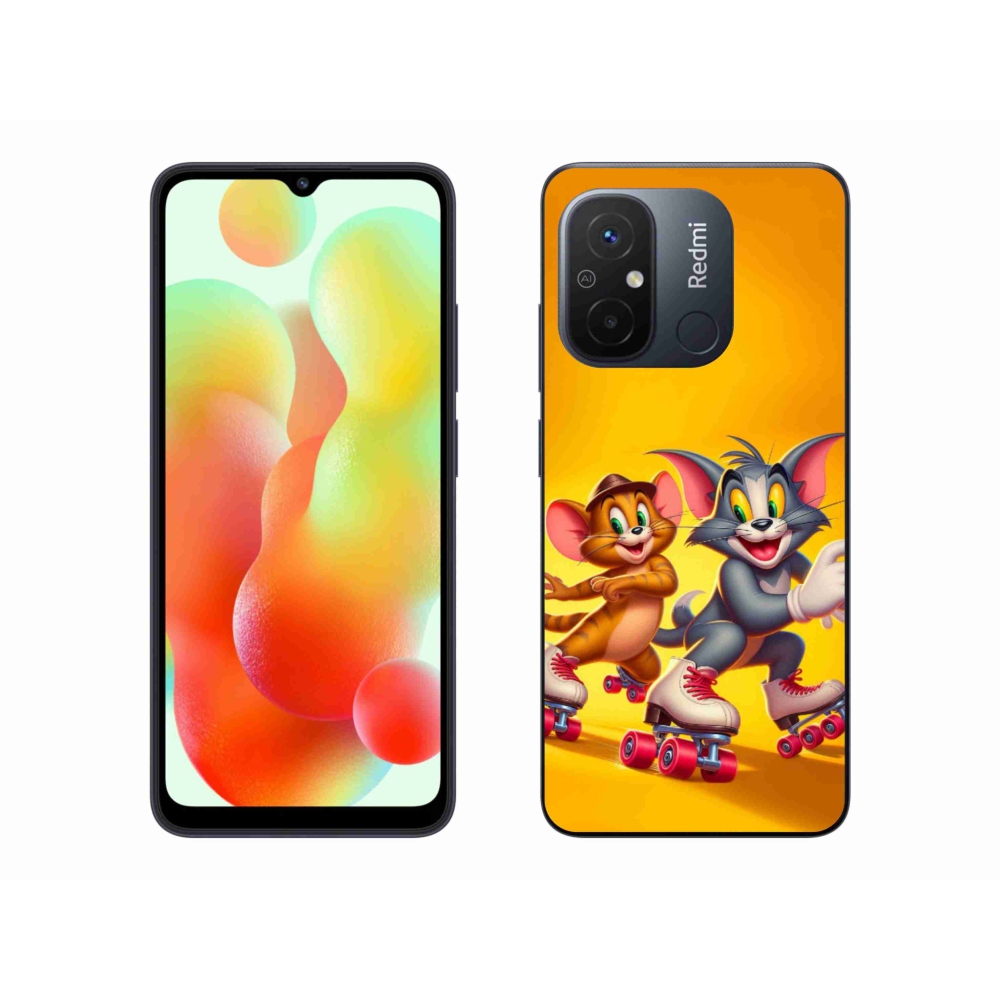 Gél borítás mmCase a Xiaomi Redmi 12C-hez - tom and jerry