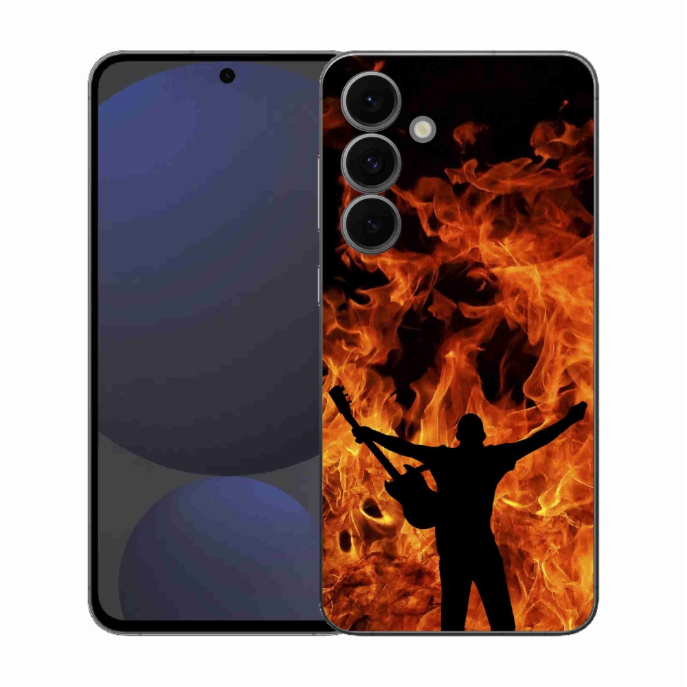 Gél borítás mmCase Samsung Galaxy S25 FE - zenész és tűz