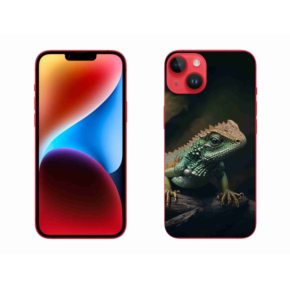 Zselés borítás mmCase iPhone 14 Plus készülékhez - gyík