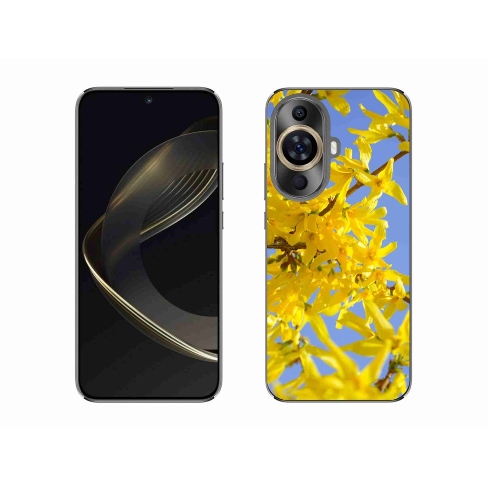 Gél borító mmCase a Huawei Nova 11-en - sárga virágok