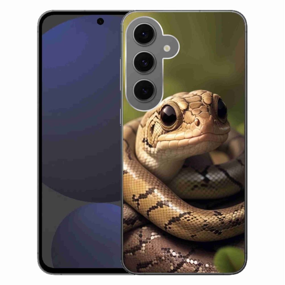 Zselés borítás mmCase Samsung Galaxy S24 FE készülékhez - kígyó 1