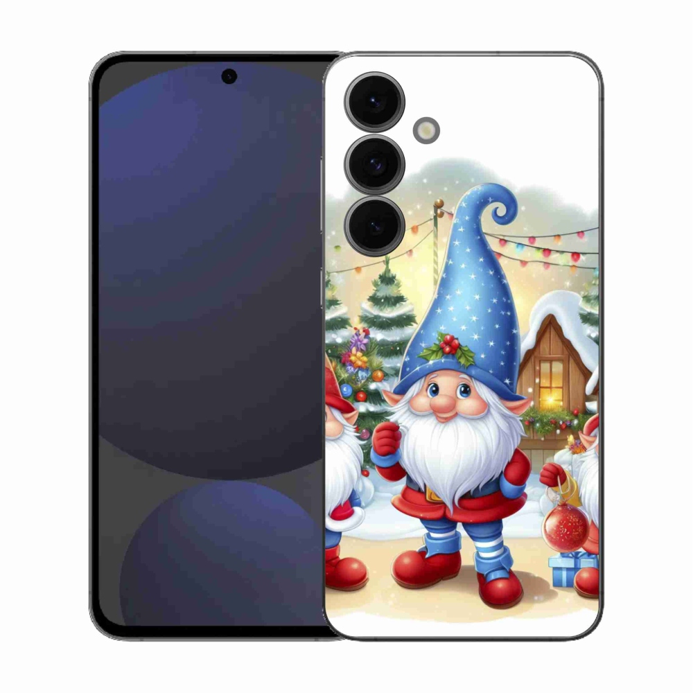 Zselés borítás mmCase Samsung Galaxy S25 FE - Karácsonyi manók