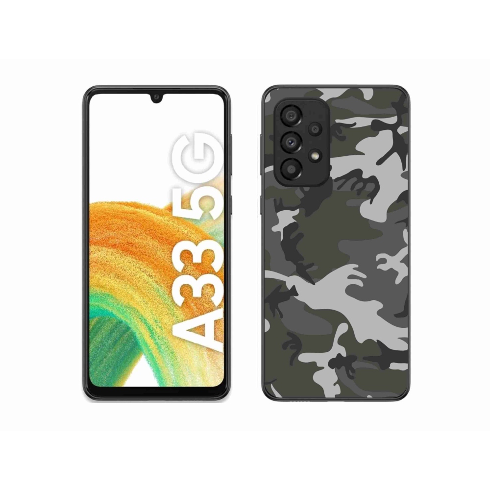 Gél védőhuzat mmCase Samsung Galaxy A33 5G - terepszínű mintázatú tokhoz