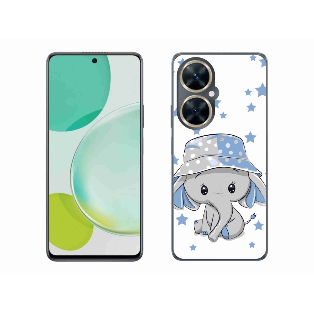 Gél borítás mmCase a Huawei Nova 11i készülékhez - kék elefánt