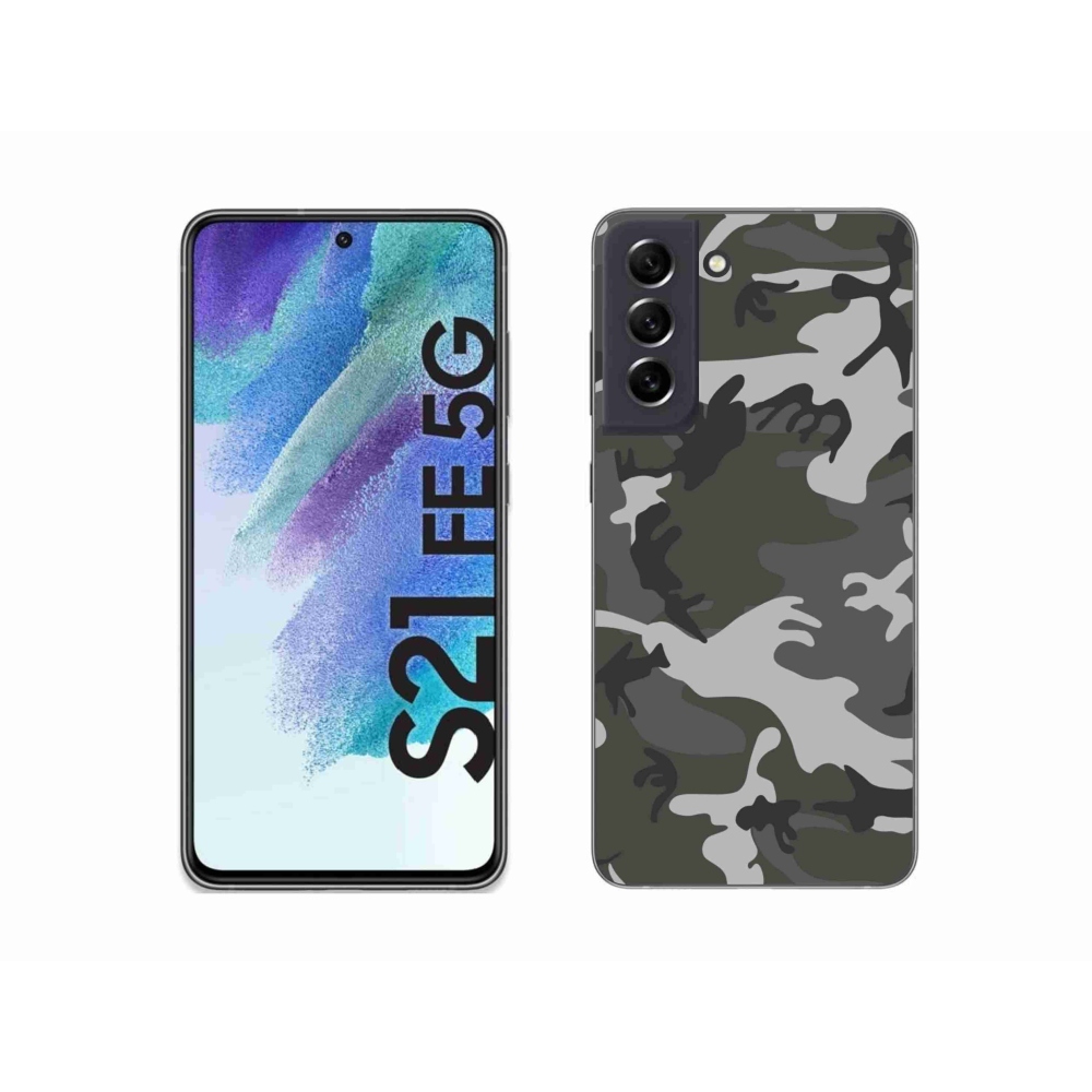 Zselés borítás mmCase Samsung Galaxy S21 FE 5G - álcázó mintázatú tok