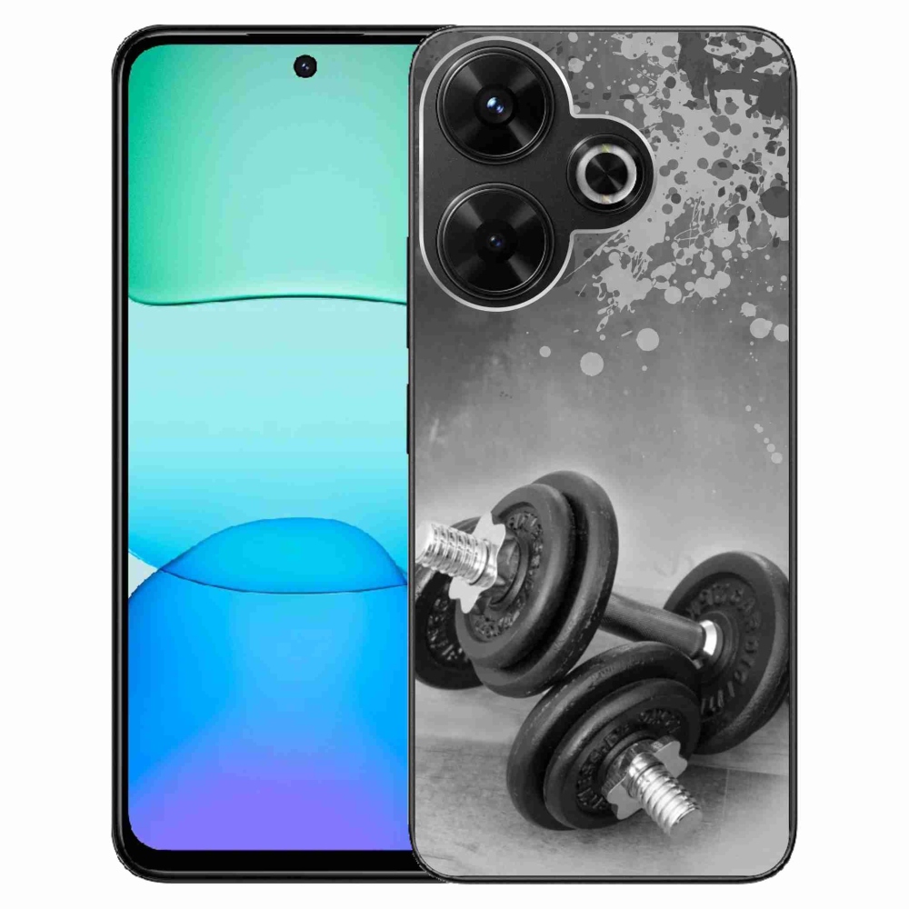 Gél borítás mmCase a Xiaomi Redmi 13 4G/Poco M6 4G - súlyzók 1