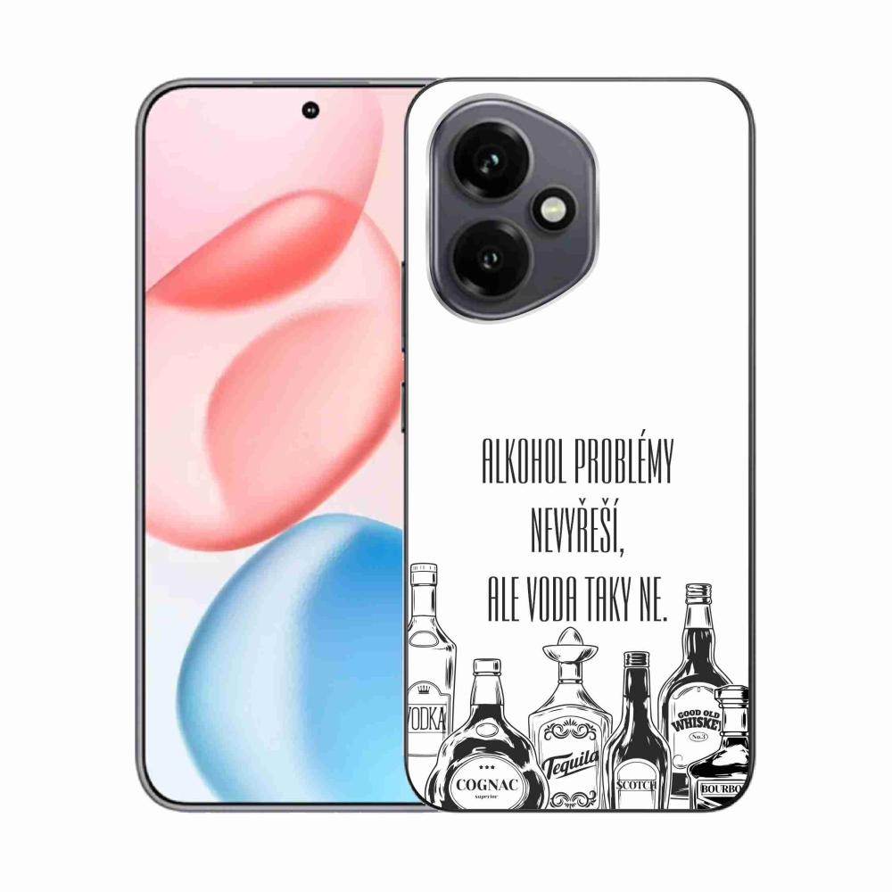 Gél borító mmCase a Honor 400-hoz - vicces szöveg fehér háttérrel