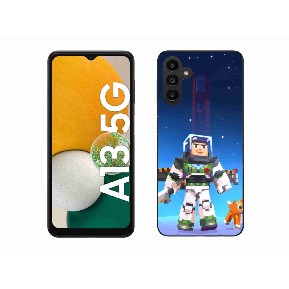 Gél borítás mmCase Samsung Galaxy A13 5G - minecraft 2