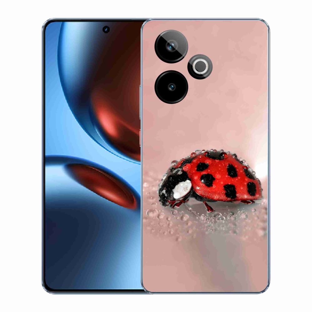 Rugalmas zselés tok mmCase képpel a Realme GT 7 5G/GT 7T 5G számára - katicabogár