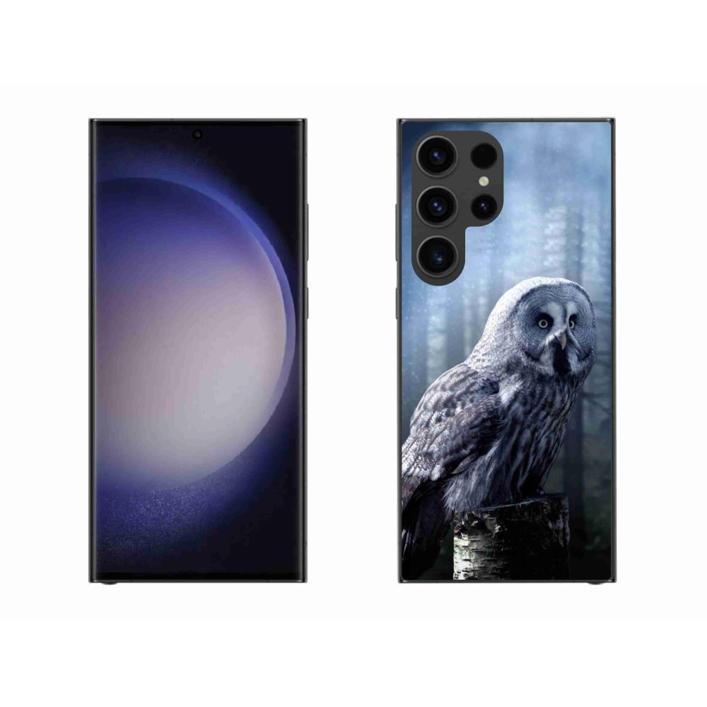 Zselés borítás mmCase Samsung Galaxy S23 Ultra 5G - bagoly