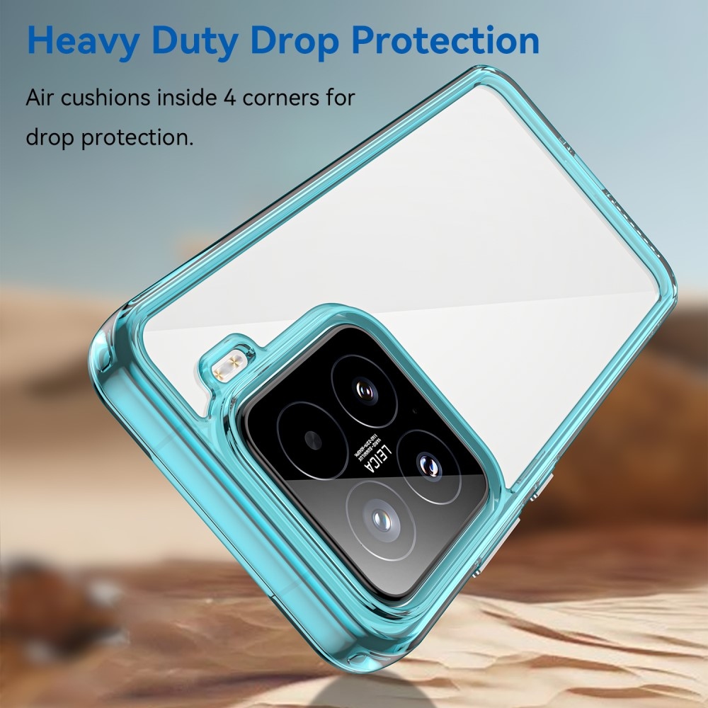 Gél tok fix hátlappal Xiaomi 15-öshöz - világoskék