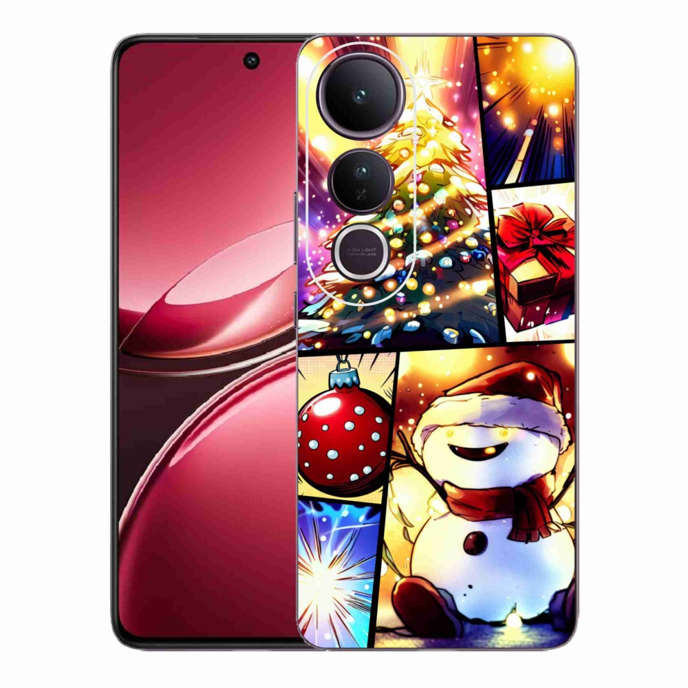 Gél borító mmCase a Vivo V50 Lite 4G/5G készülékhez - karácsonyi motívumok 1