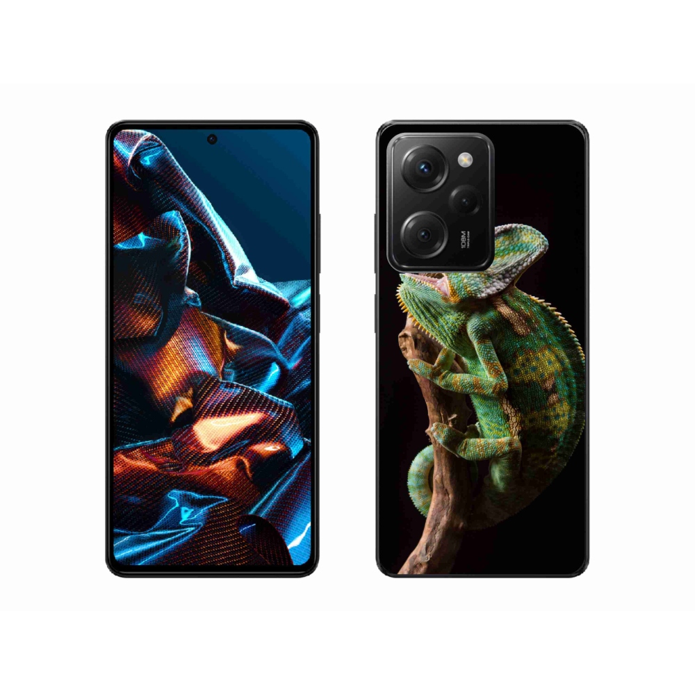 Gél borítás mmCase a Xiaomi Poco X5 Pro 5G számára - kaméleon