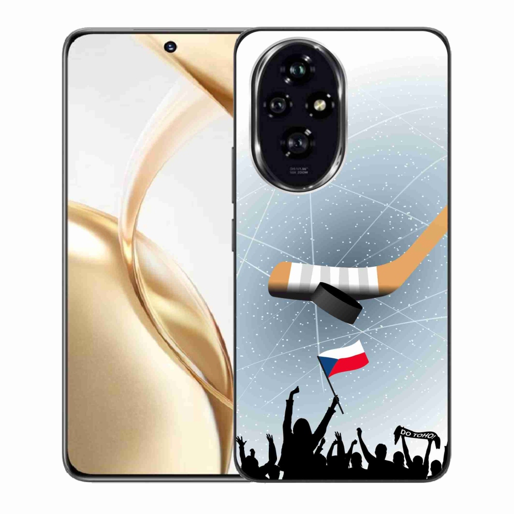 Zselés borítás mmCase a Honor 200 5G számára - hoki rajongóknak