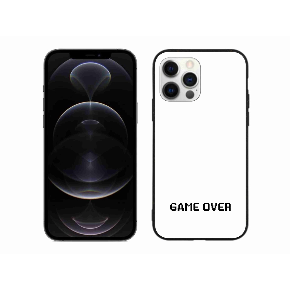 Gél borítás mmCase iPhone 12 Pro Max készülékhez - játék fehér háttéren