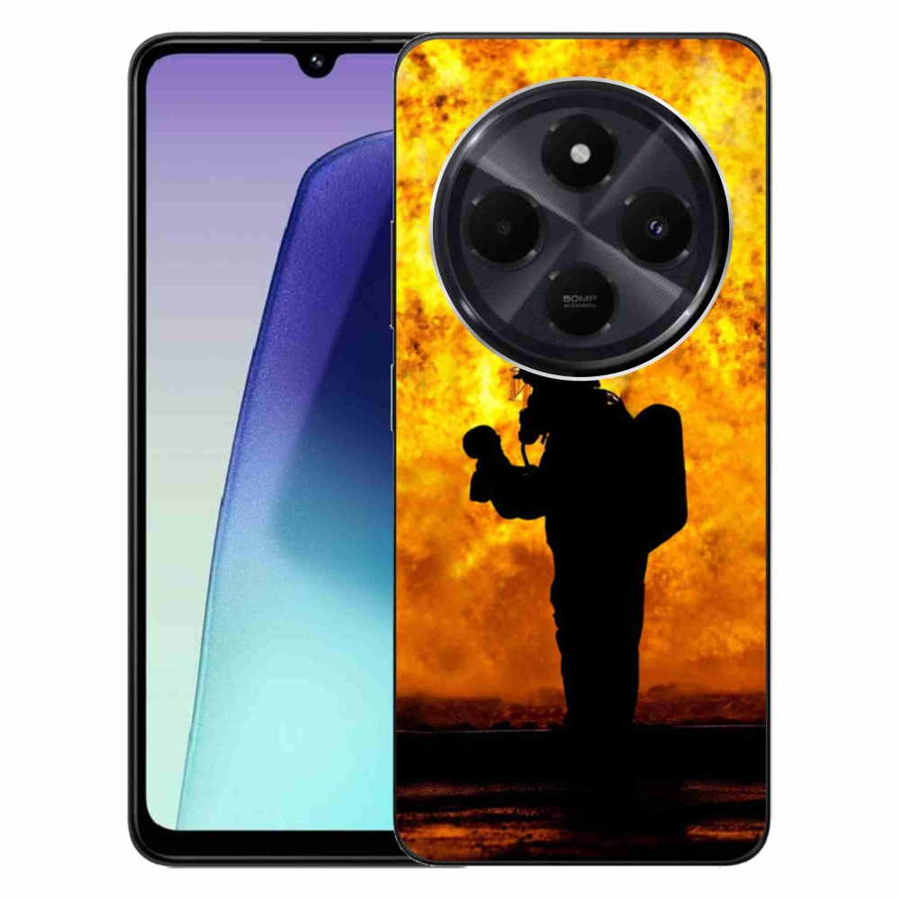 Gél borítás mmCase a Xiaomi Redmi 14C/Poco C75 számára - tűzoltó