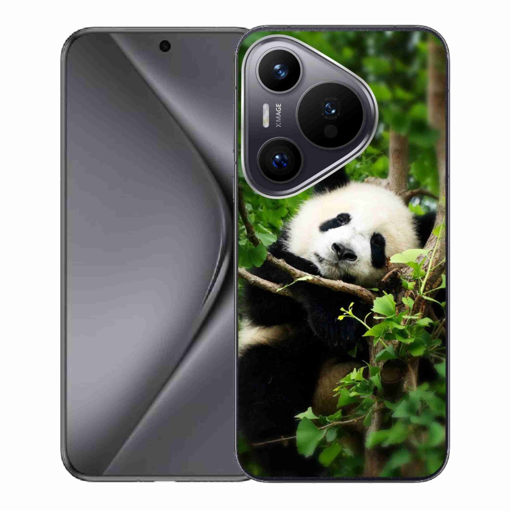 Zselés borítás mmCase a Huawei Pura 70 - panda számára