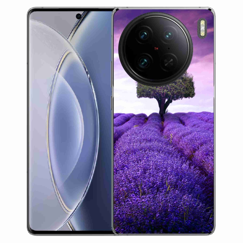 Zselés borítás mmCase a Vivo X90 Pro készülékhez - levendula rét