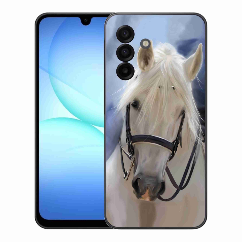 Zselés borítás mmCase Samsung Galaxy A17 4G/5G - fehér ló