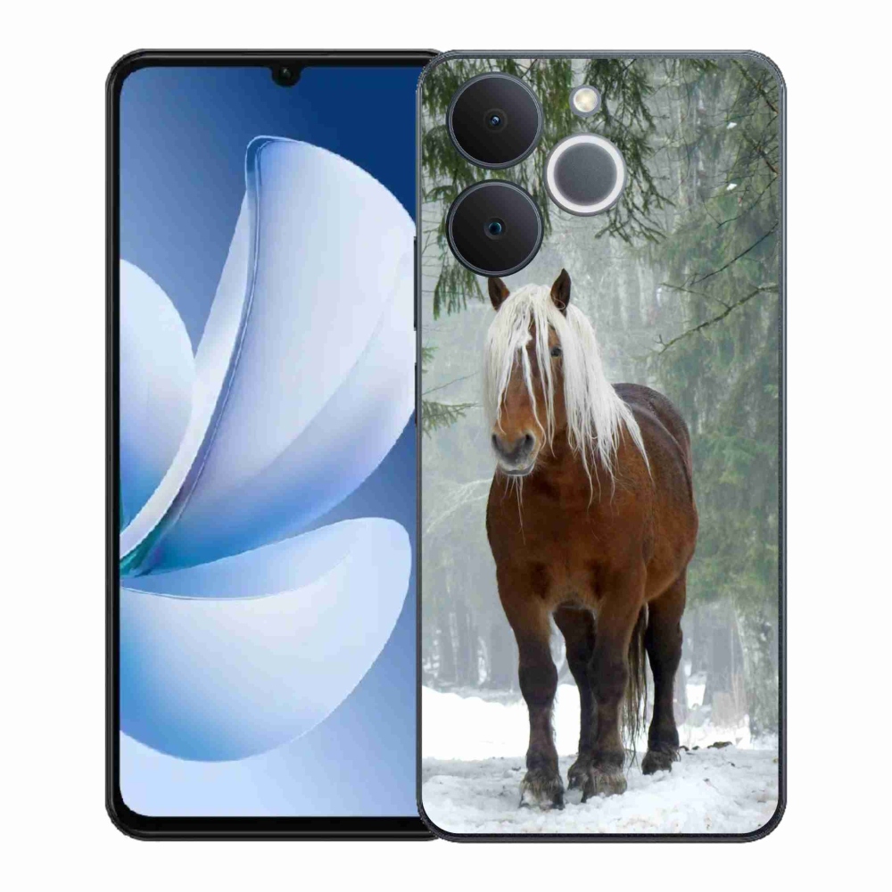 Zselés borítás mmCase a Realme Note 70T-hez - ló az erdőben