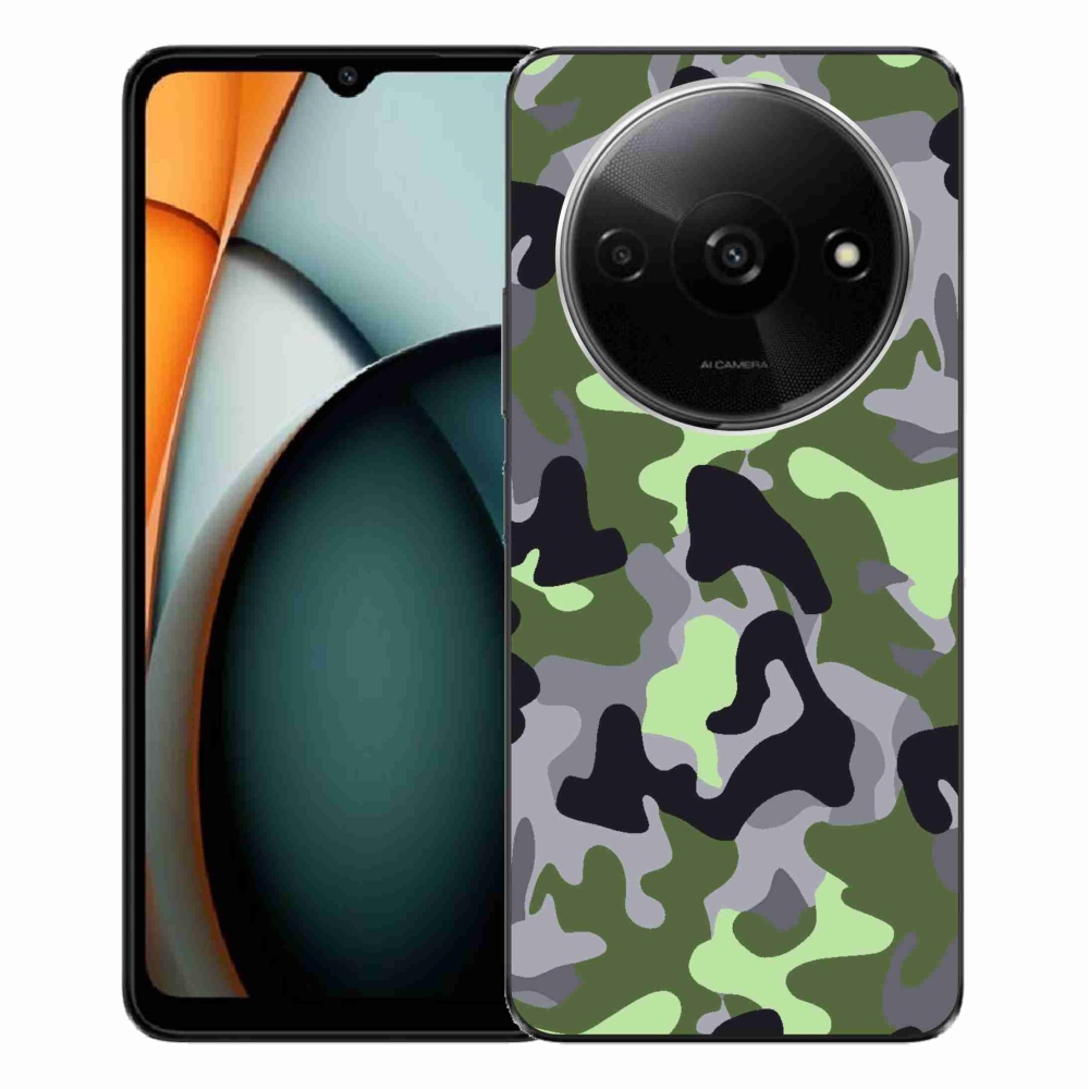 Gél borítás mmCase a Xiaomi Redmi A3-hoz - terepszínű minta 7