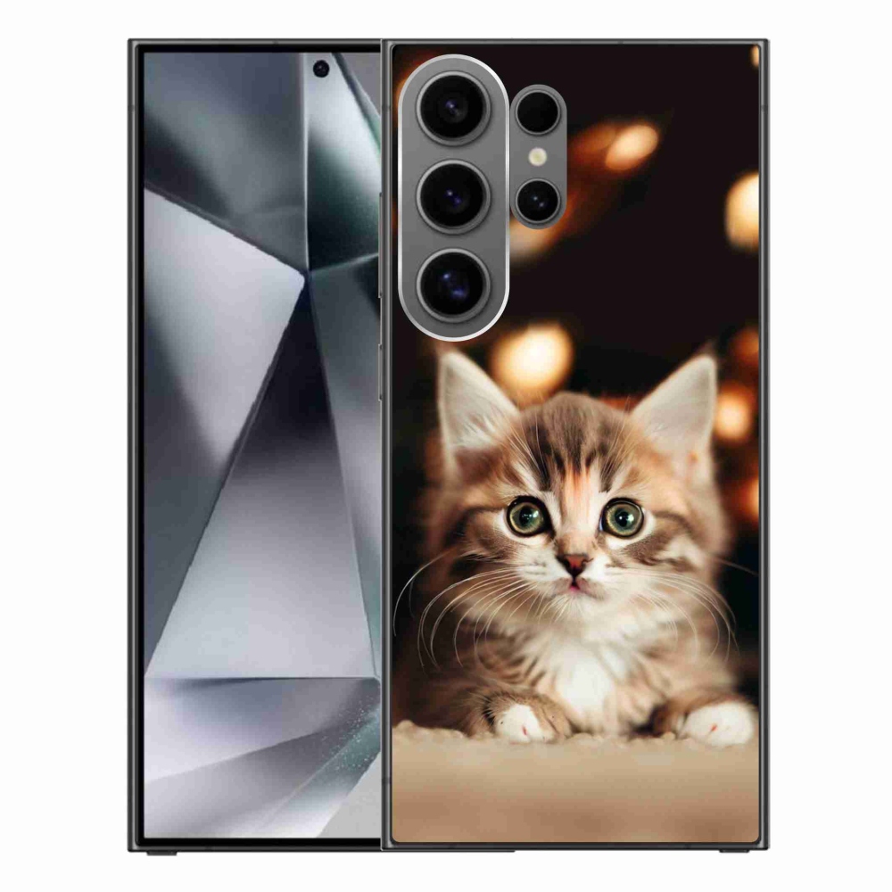 Gél borítás mmCase Samsung Galaxy S24 Ultra - aranyos cica 2