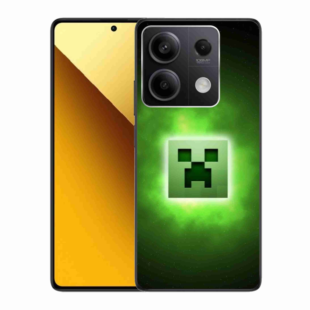 Gél borítás mmCase a Xiaomi Redmi Note 13 5G számára - minecraft