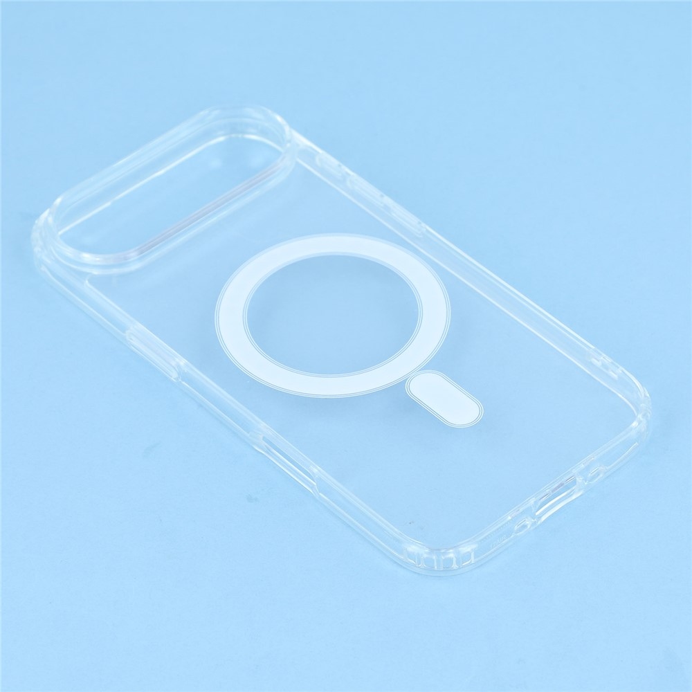 Acryl zselés tok szilárd hátlappal és MagSafe készülékkel iPhone 17 Air készülékhez - átlátszó