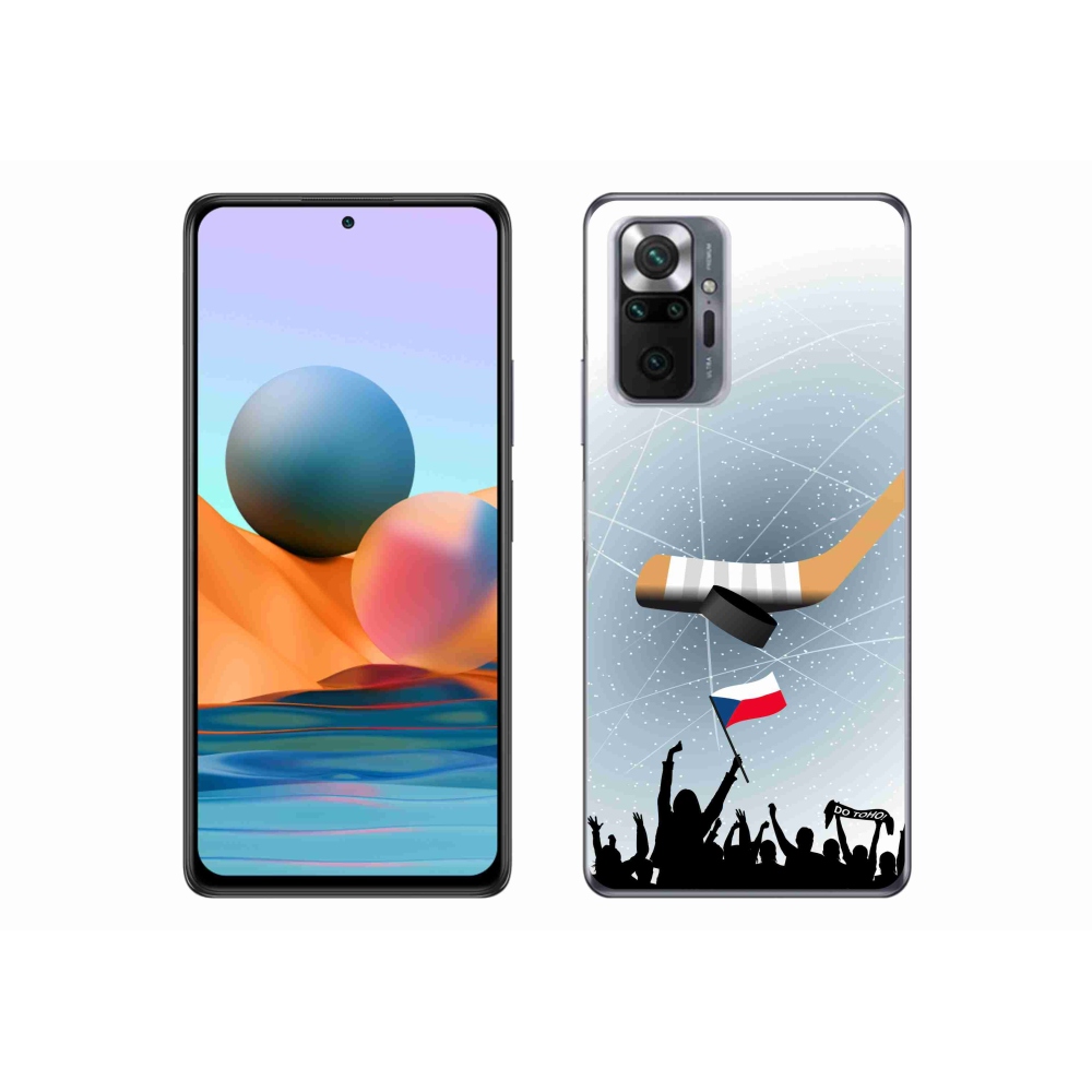 Gél borítás mmCase a Xiaomi Redmi Note 10 Pro-hoz - hoki rajongóknak